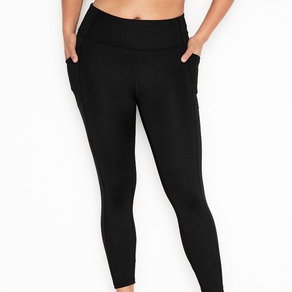 VS Flow On Point Essential High Rise Pocket 7/8 Length 24” Inseam Legging Black - Picture 1 of 12